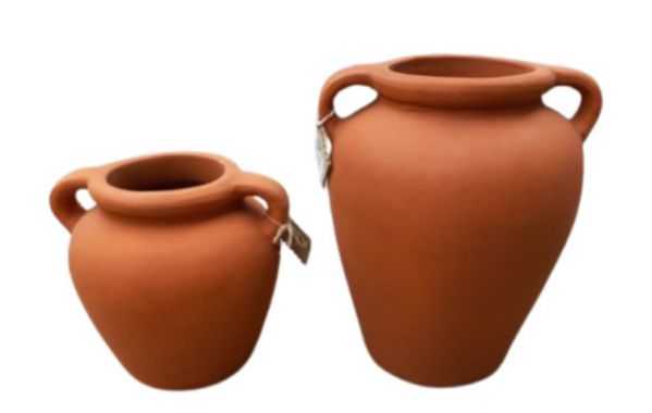 VASE TERRACOTTA AVA L 28X28X33