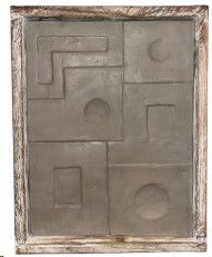 WALL ART LUCA TAUPE 40X8X51