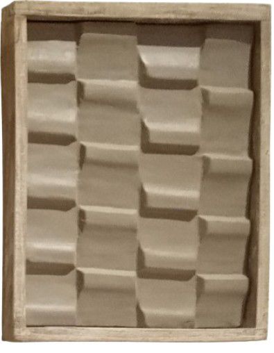 WALL DECOR SOREN TAUPE 40X8X51