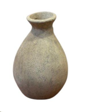 VASE TERRACOTTA IVORY 26X26X40
