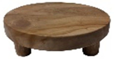 PLANTER STAND TEAK FLAT TOP NAT 20X20X7