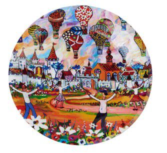 PLATES PAPER HOT AIR BALLOONS