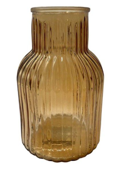 VASE TERRA NECK GOLD 11X8X20