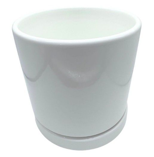 POT CERAMIC WHITE LARGE
