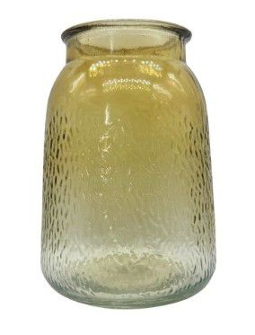 VASE MILKY GOLD 9X9X18