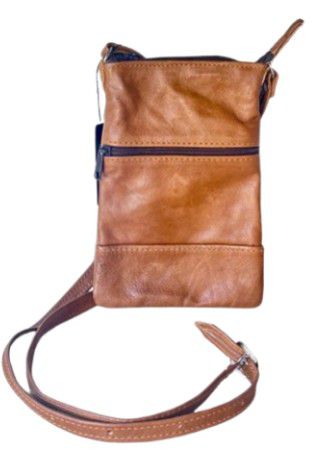 BAG LEATHER KIM SLING BROWN