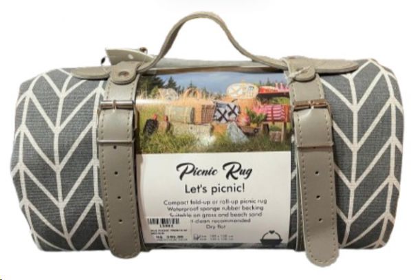 RUG PICNIC FRENCH GREY MEDIUM