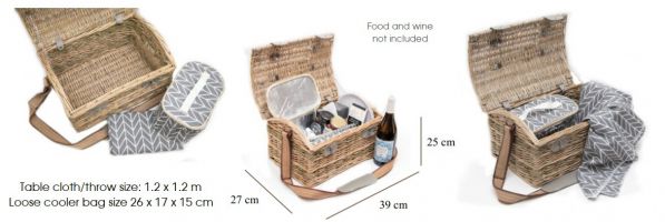 BASKET PICNIC CLASSIC (NO CUTLERY)