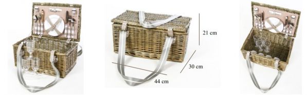 BASKET PICNIC QUARTET 4 PERSONS
