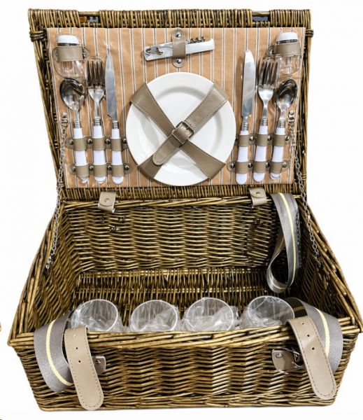 QUARTET 4 PERSONS PICNIC BASKET