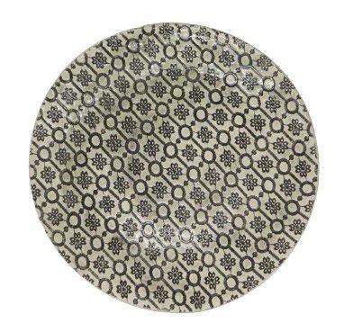 WONKI DINNER PLATE MIX BLACK 28CM