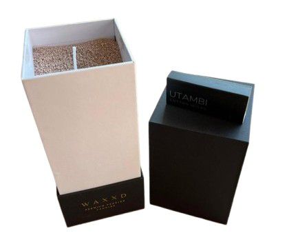 CANDLE PEARLED DUSTY PINK WAXXD 500G