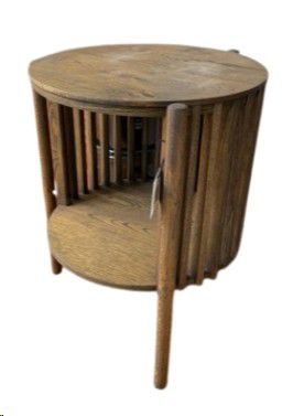 TABLE SIDE LINEA OAK BURNISHED