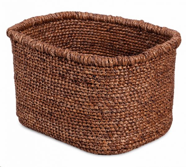 BANANA LEAF BRAIDED OVAL BASKET 50X38X30