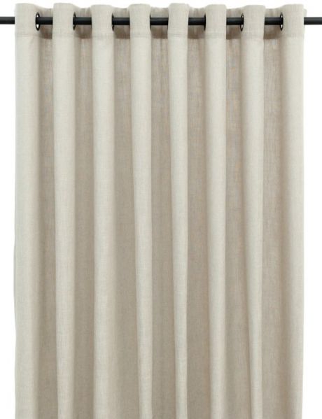 CURTAIN H TABI LINEN UNLINED SHELL 2.65X2.6