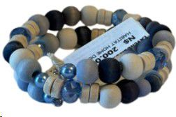 BRACELET M MIA WRAP LAVENDER BLUE