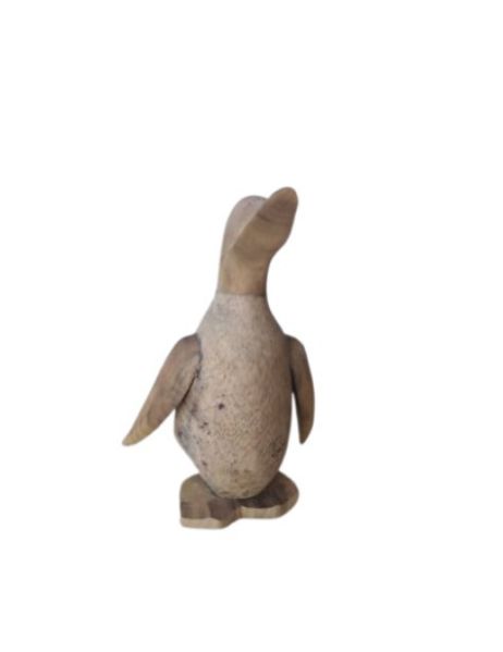 DECOR PENGUIN TEAK S 17CM
