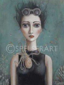 WALL ART SP FACE OCTOPUS FRAME 980X1280