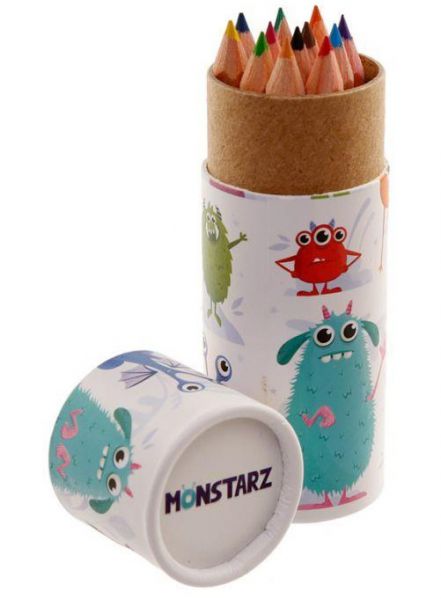 PENCIL POT MONSTARZ 12PC