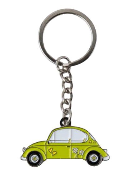 KEY RING GREEN BEETLE
