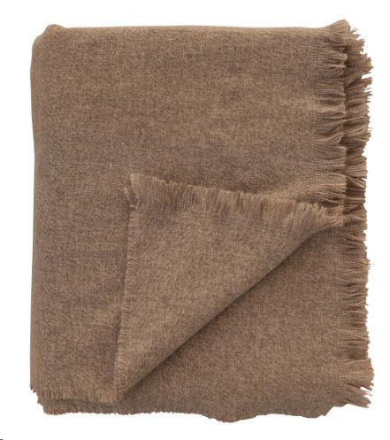 LANA CARAMEL THROW 260x140