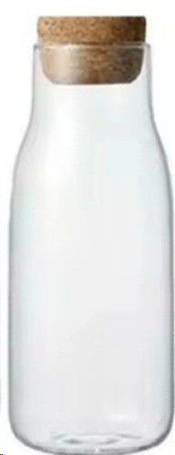 JAR GLASS CORK LID 9X25