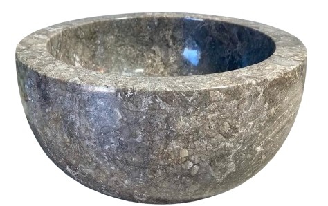 BASIN ROUND GREY MINI 30X15