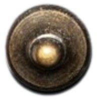 KNOB SPINNING TOP ANT BRASS