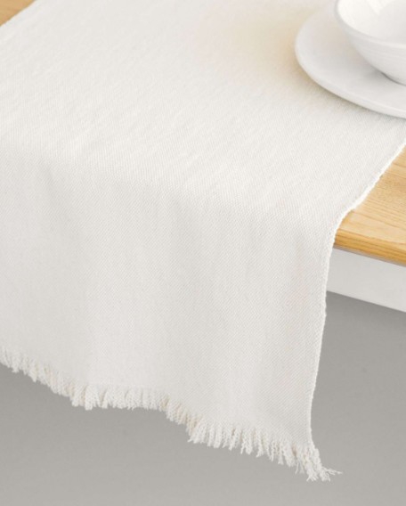 TABLE RUNNER COUNTRY NATURAL 1.8M