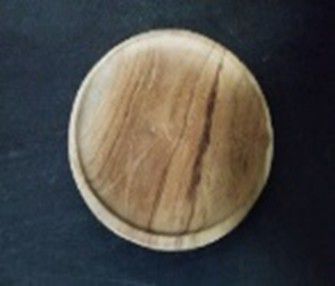 WOODEN PLATE JUNIPER 40DIA