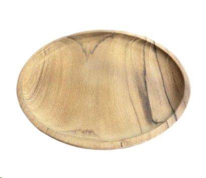 WOODEN PLATE JUNIPER 17DIA
