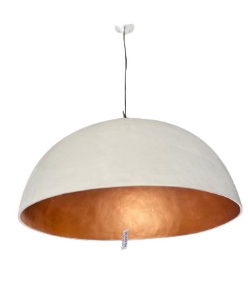 LIGHT FC HALF BALL WHITE/COPPER 96X96X43