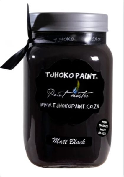 TJHOKO PAINT MATT BLACK 1L