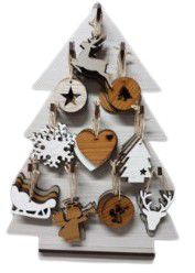 XMAS TREE DECO MIXED