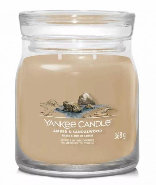 CANDLE Y JAR M AMBER & SANDALWOOD