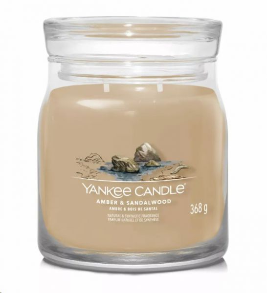 CANDLE Y JAR M AMBER & SANDALWOOD