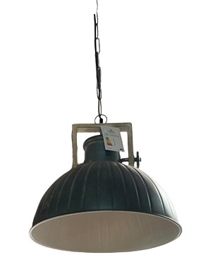 LIGHT PENDANT METAL BLACK 41X41X37