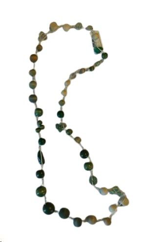 NECKLACE M BETTY BOO LONG SOFT SAGE