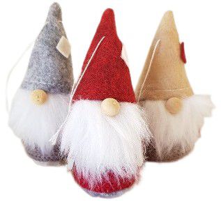 XMAS TREE DECO SANTA FELT