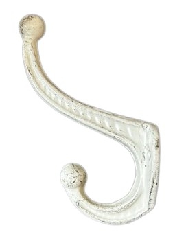 HOOK DOUBLE SMALL WHITE