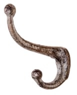 HOOK DOUBLE SMALL GREY