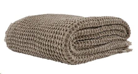 THROW TROY TOFFEE 240X140