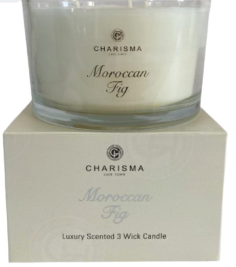 CANDLE C 3 WICK MOROCCAN FIG
