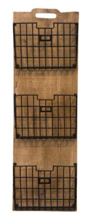 SHELF KITCHEN IRON/WOOD 33 X100