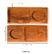 WOODEN TRAY D'CAFE 24X12X1.8
