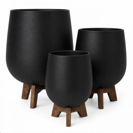 AMAYA BLACK FC PLANTER S 31x31x31