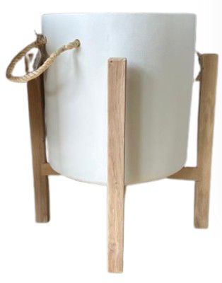 PLANTER FC WHITE  D30 x H31
