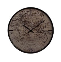 CLOCK WORLD MAP 85X3X85