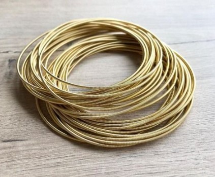 BRACELET 10 STACK GOLD
