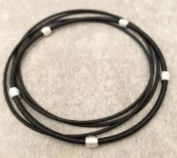 BRACELET ENHANCER SILVER/BLACK